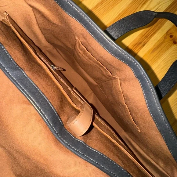 Coach Tan and Black Men's Briefcase - Picture 2 of 3